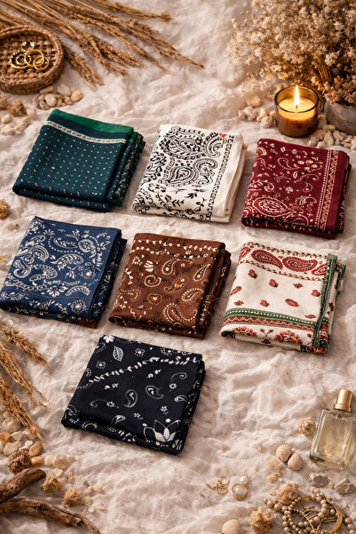 Markiz Takı 70*70 Yarn Woven Scarf