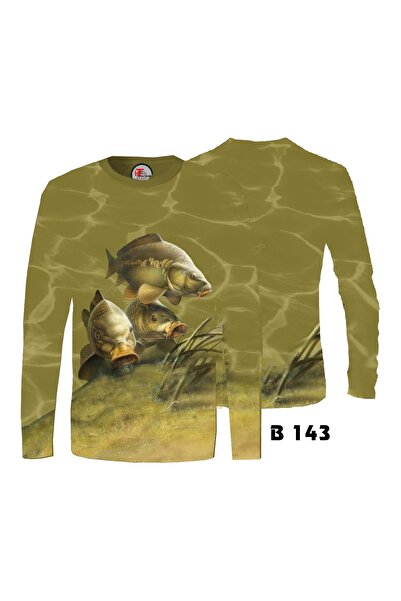 HT Outdoor Μακρυμάνικο μπλουζάκι με σχέδιο ψαριού κυπρίνου