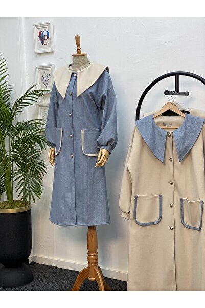 Esre Store 4423 - Hijab Coat Blue