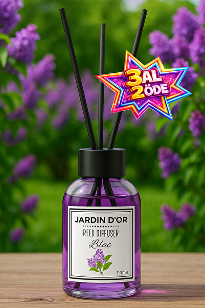 JARDIN D'OR Lilac Reed Diffuser Leylak Çubuklu Oda Kokusu 110 Ml 8681529300080
