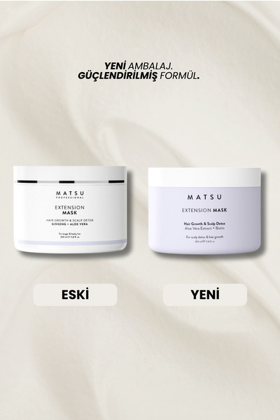 MATSU Extension Saç Derisi Maskesi 350 ml | Arındırma & Kök Desteği