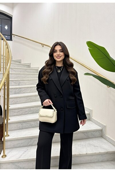 YAREN CLARA طقم جاكيت مونا قصة فضفاضة YRN-2230