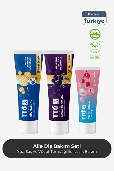 TTO X Aile Diş Bakım Seti (Samba, Kolajen)
