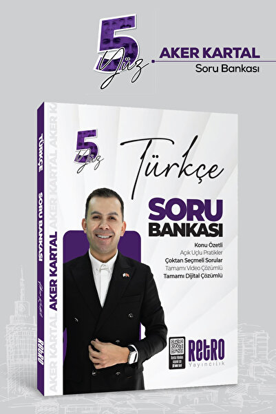RETRO YAYINCILIK 2026 Kpss Genel Yetenek 5yüz Türkçe Soru Bankası Tamamı Vide...