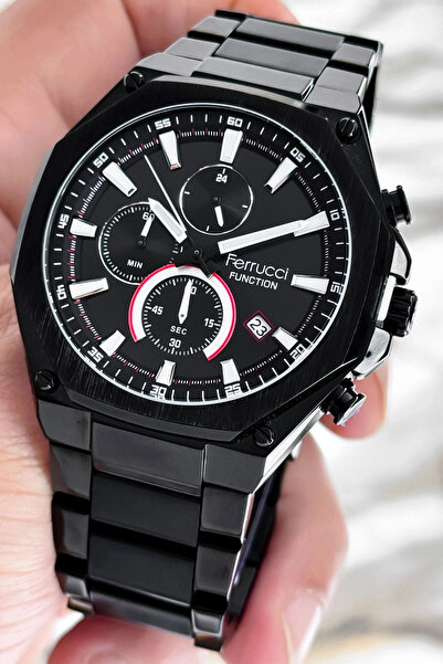 Ferrucci Steel Cord Function Black New Season Men's Wrist Watch Sdfer080