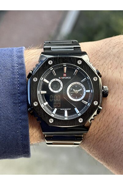 Naviforce NAVİFORCE YENİ ÜRÜN ÇELİK KASA VE KORDON SPOR ŞIK ERKEK KOL SAATİ