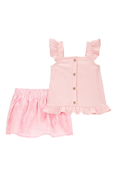 Carter's Baby Girl 2-Piece Top and Bottom Set 12 Months-24 Months Multi-Colored