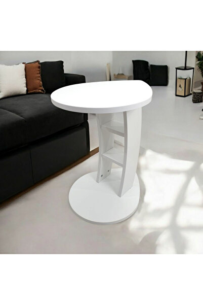 ADIM EBATLAMA Yağmur Yan Sehpa-BEYAZ