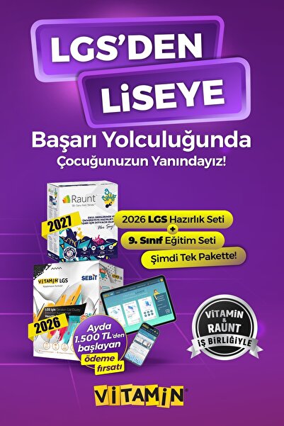 Vitamin LGS 2027 Hazırlık Seti + 9. Sınıf Eğitim Seti