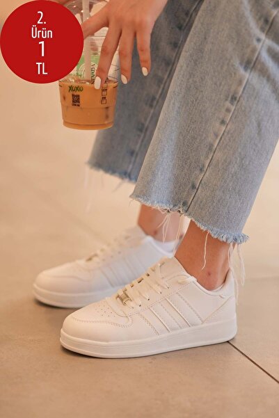 SOLAZER Dámské bílé tenisky pro volný čas