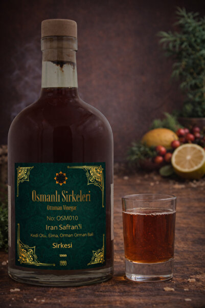 osmanlı sirkeleri OSM 010 İRAN SAFRAN’LI (İran Safranlı, Kedi Otu, Elma, Orma...