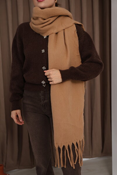 Jack Ferrero Πλεκτό ύφασμα Ίσια κοπή Τελείωμα με φούντες Απαλή υφή Γυναικείο ...