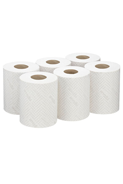 Kimberly-Clark Rolă de prosop Wypall cu un singur strat, 430 de porții, 6 rol...