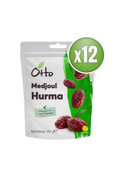 Otto Dried Fruits Vegan Medjoul Hurma 12 X 150 G