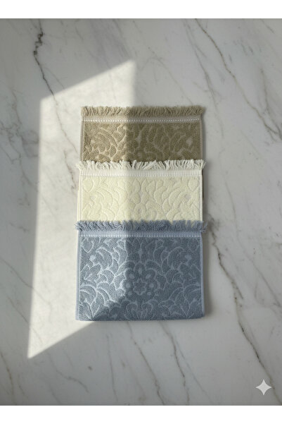 ÖZteks 6 Pieces of 30-50 cm Kitchen Towels with Fringes, Hand Towels & Drying...