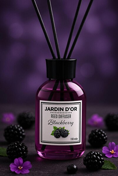 JARDIN D'OR Blackberry Reed Dıffuser Çubuklu Oda Kokusu 110 Ml 8681529300202
