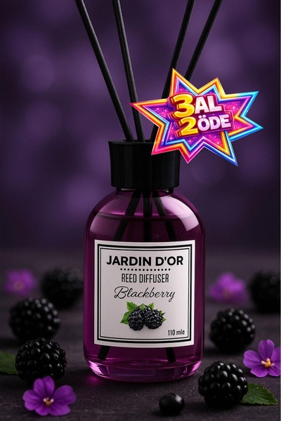 JARDIN D'OR Blackberry Reed Dıffuser Çubuklu Oda Kokusu 110 Ml 8681529300202
