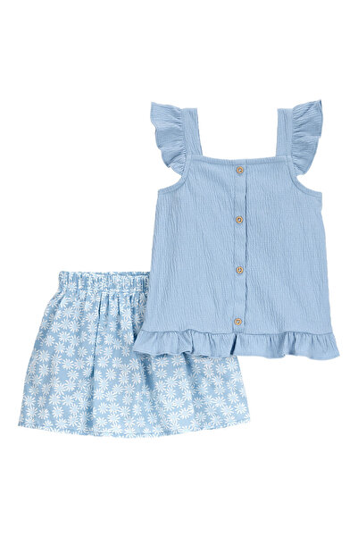 Carter's Küçük Kız Çocuk 2'li Alt Üst Set 2 Yaş-5 Yaş Çok Renkli