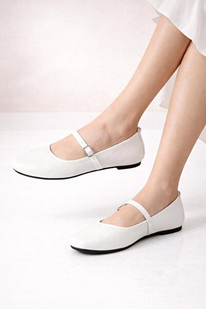redtan Pantofi de damă, cu bandă albă, cu curea, ușoare, comode, elegante, pe...