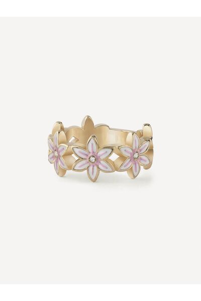Guess White Lotus ring