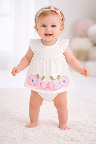 GMG Baby Million Floral Bodysuit and Buckle 2-Piece Set