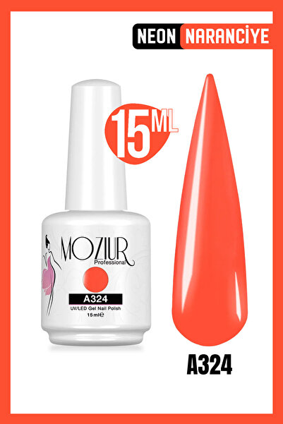 MOZIUR Kalıcı Oje Uv Led A324 (NEON SERİSİ) 15ml