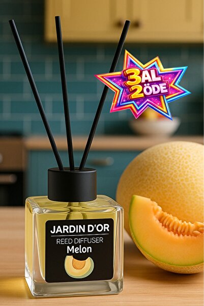 JARDIN D'OR Melon Reed Diffuser Kavun Çubuklu Oda Kokusu 100 Ml 8681529301490