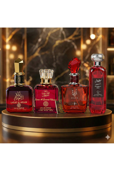 DUBAİ Set 4 Parfumuri Arabesti De Femei 100ML - Lailat Al Ahlam + Sama Al Ema...