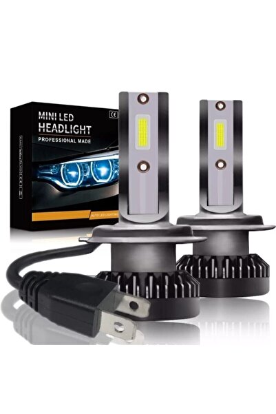 Xenon Mini Zenon H7 Led 2 Adet Şimşek Etkili Led Zenon 8000 Lümen 38 W Süper ...
