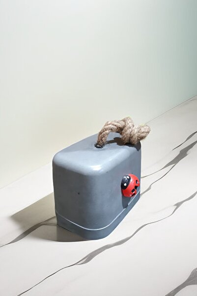 N NOXXO سدادة خرسانية أنثراسايت - خنفساء، مصد باب ثقيل