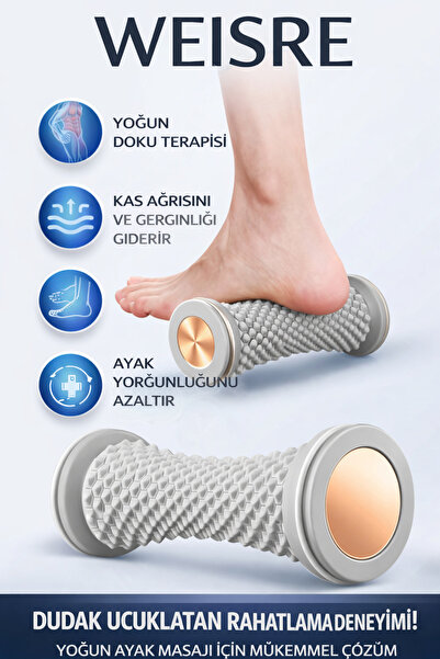 Weisre Yoğun Doku Masaj Topu | Derin Doku Ayak & Vücut Masaj Silindiri