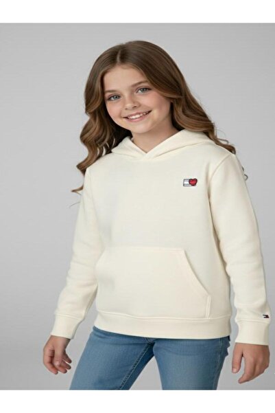 Tommy Hilfiger سويت شيرت للأطفال مناسب للاسترخاء للجنسين من Valentines