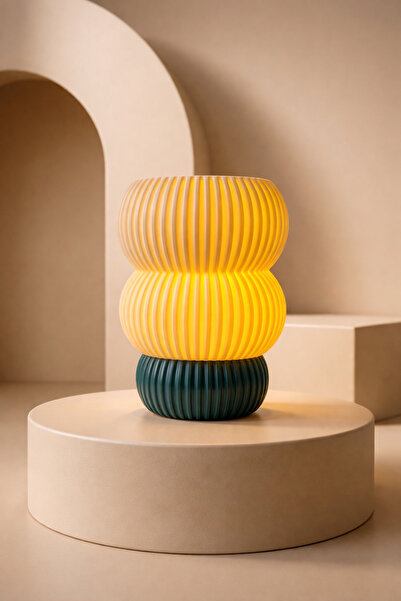 Lumos Object Lumos Totem Collection Cloud – LED Tealight | Modern Dekoratif M...