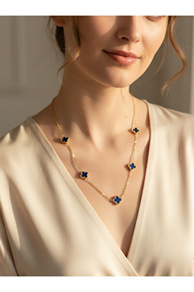 MİLUNXTE قلادة البرسيم المقاومة للصدأ 316L مع خيارات الألوان الأسود والأبيض و...