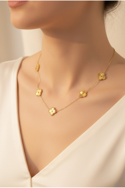 MİLUNXTE قلادة كبيرة الحجم من الفولاذ المقاوم للصدأ 316L بلون ذهبي غير قابل ل...