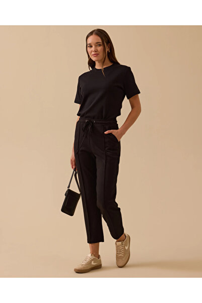 SEÇİL Lace-Up Ankle Length Pocket Pants