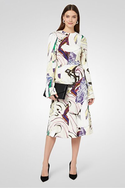 Stella McCartney Women Allover Print A-Line Dress, Multicolor