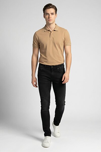 Replay Men Slim Fit Washed Stretchable Denim, Black