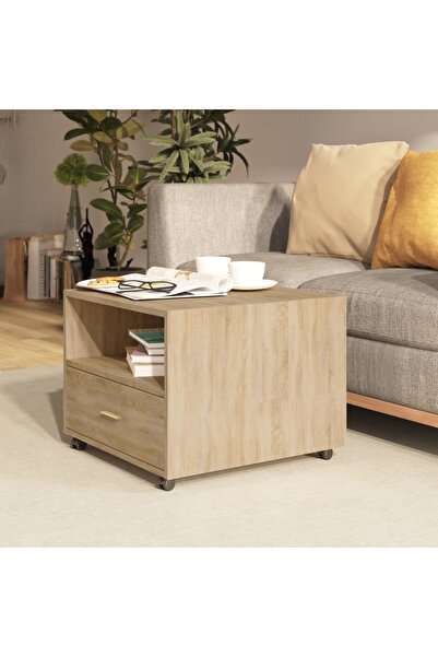 Concept Masă de cafea, stejar Sonoma, 55x55x40 cm, lemn prelucrat