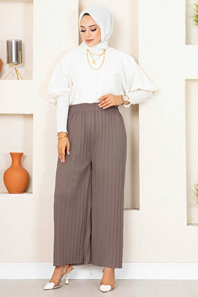 EBRUTESETTÜR بنطلون تيسيتير مطوي -5