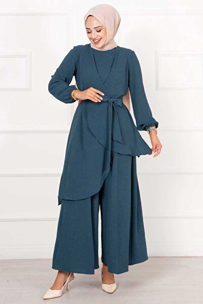 EBRUTESETTÜR طقم ملابس إسلامية من قطعتين من نوع سالاش كالفيل بتصميم أيروبين ل...