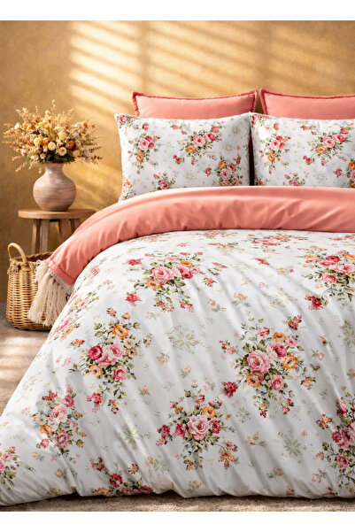 Always Oboustranná sada povlečení na dvoulůžko s elastickým prostěradlem Lady