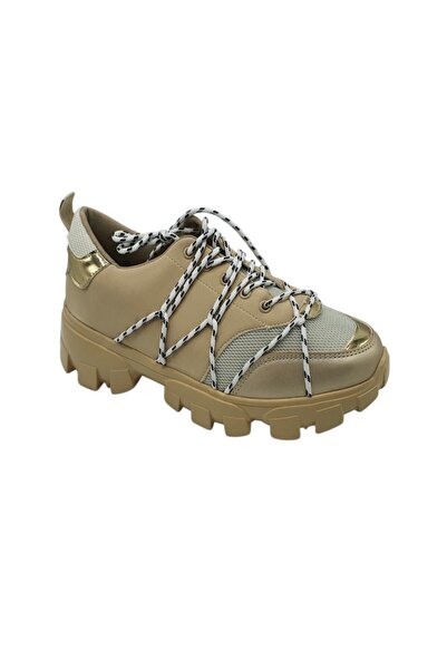 A&H Adidași damă AH 40, , material textil , bej gri