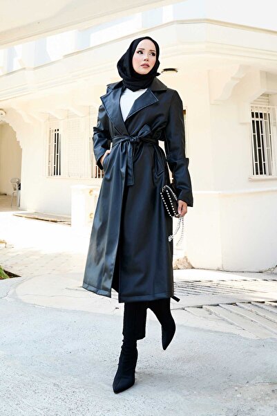 EBRUTESETTÜR Seyyar Kuşaklı Deri Kap Siyah