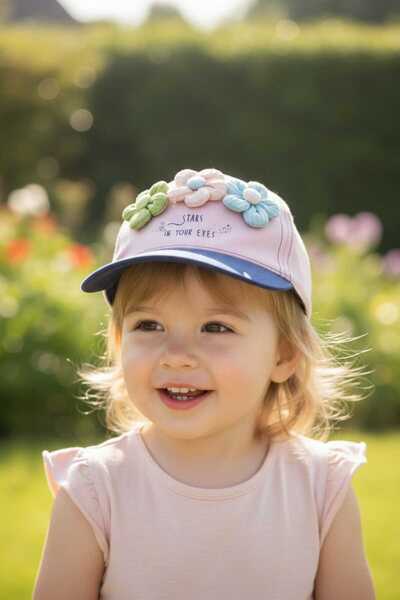 Aware Time Kitti 1-3 Years Old Baby Girl & Child Accessory Summer Hat