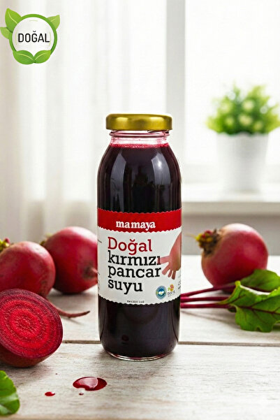 Mamaya Doğal Kırmızı Pancar Suyu - 250 ml Cam Şişe