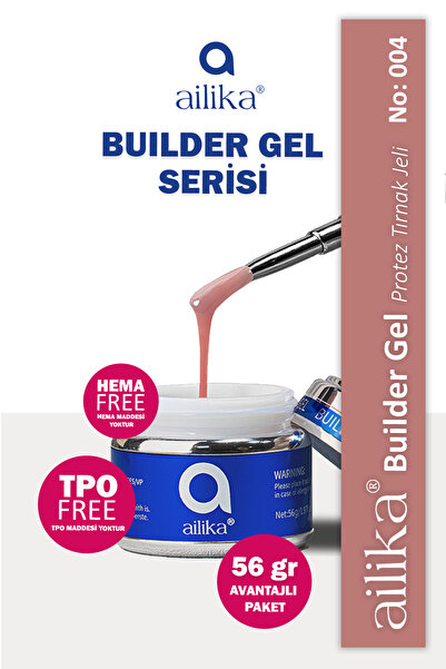 Ailika Protez Tırnak Jeli - No:04 Premium Builder Gel 56ml