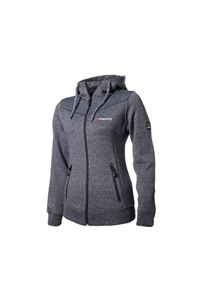 Cresta Kadın Gri Outdoor Kapüşonlu Ceket
