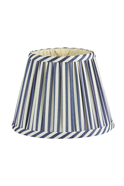 Addison Ross Navy Striped Lampshade - 16cm