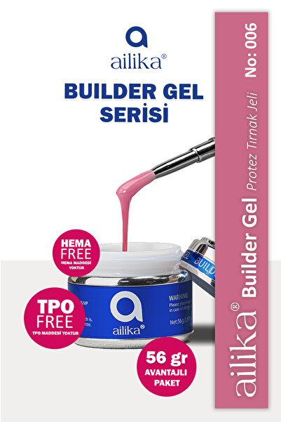 Ailika Protez Tırnak Jeli - No:06 Premium Builder Gel 56ml
